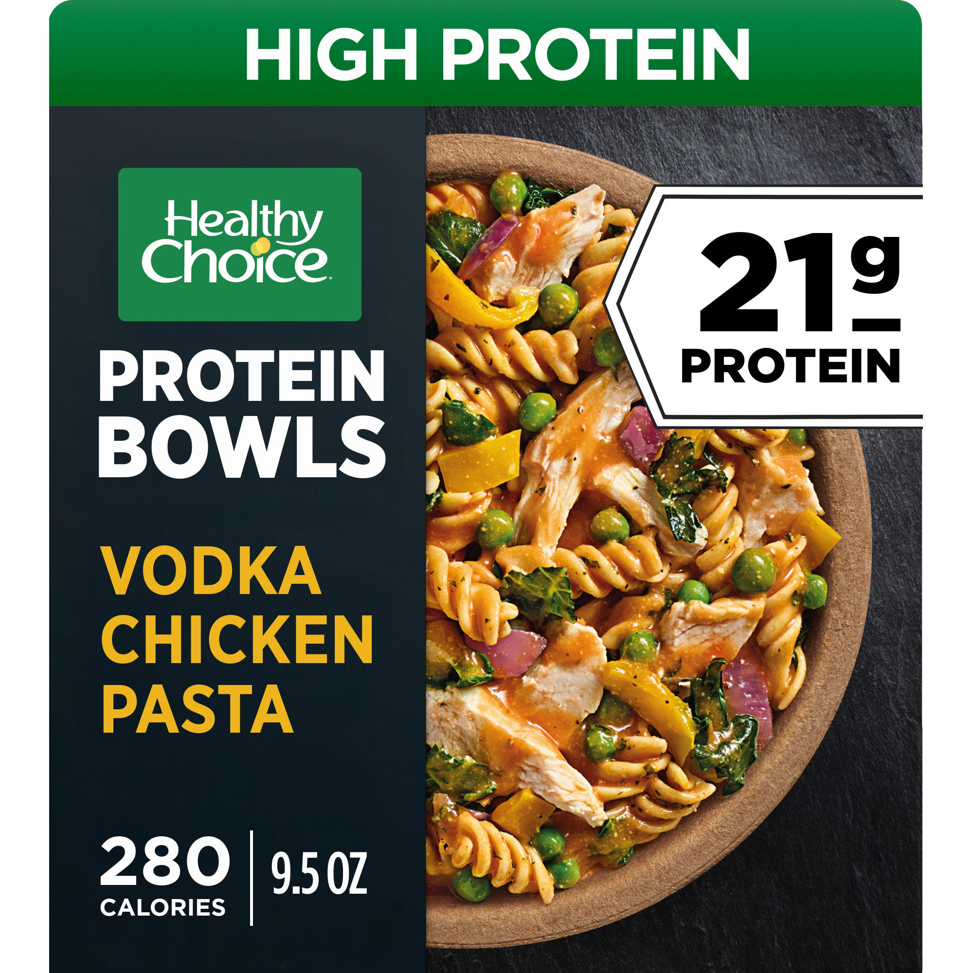 Healthy Choice Protein Bowls Vodka Chicken Pasta, High Protein