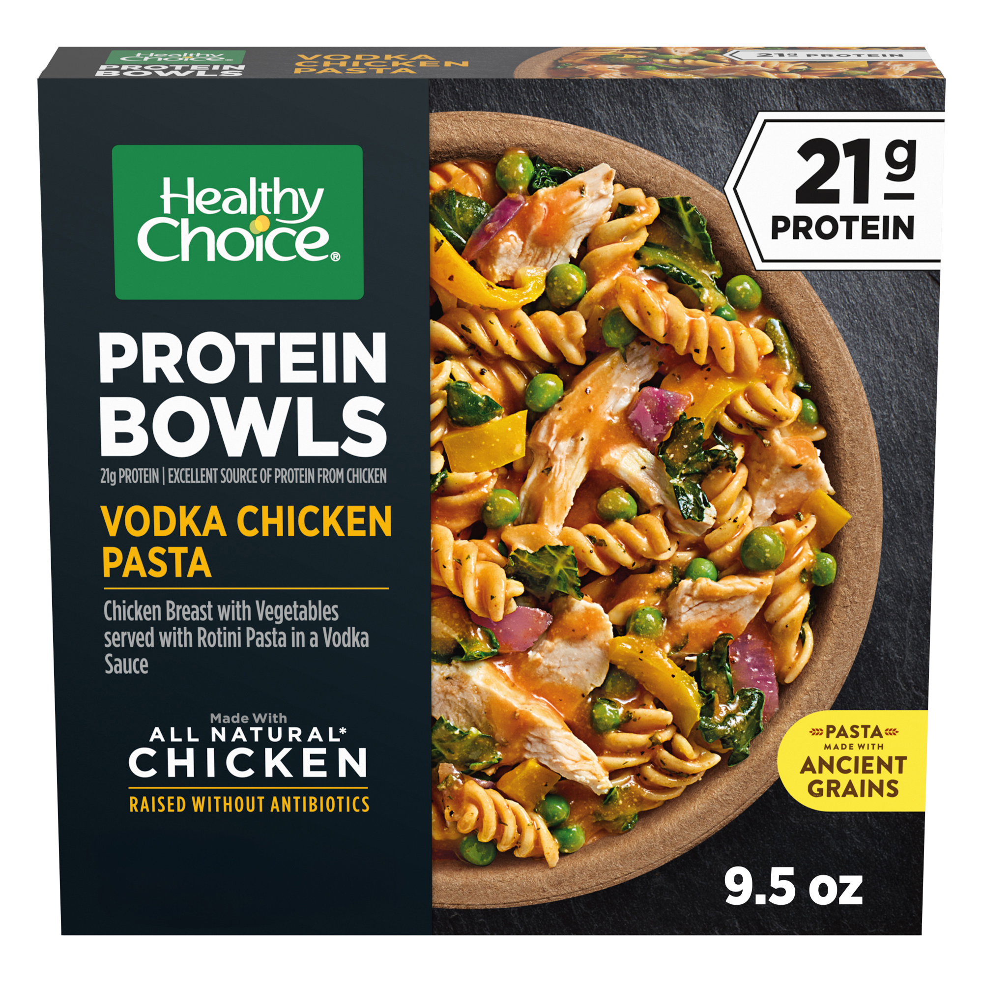 Healthy Choice Protein Bowls Vodka Chicken Pasta, High-Protein