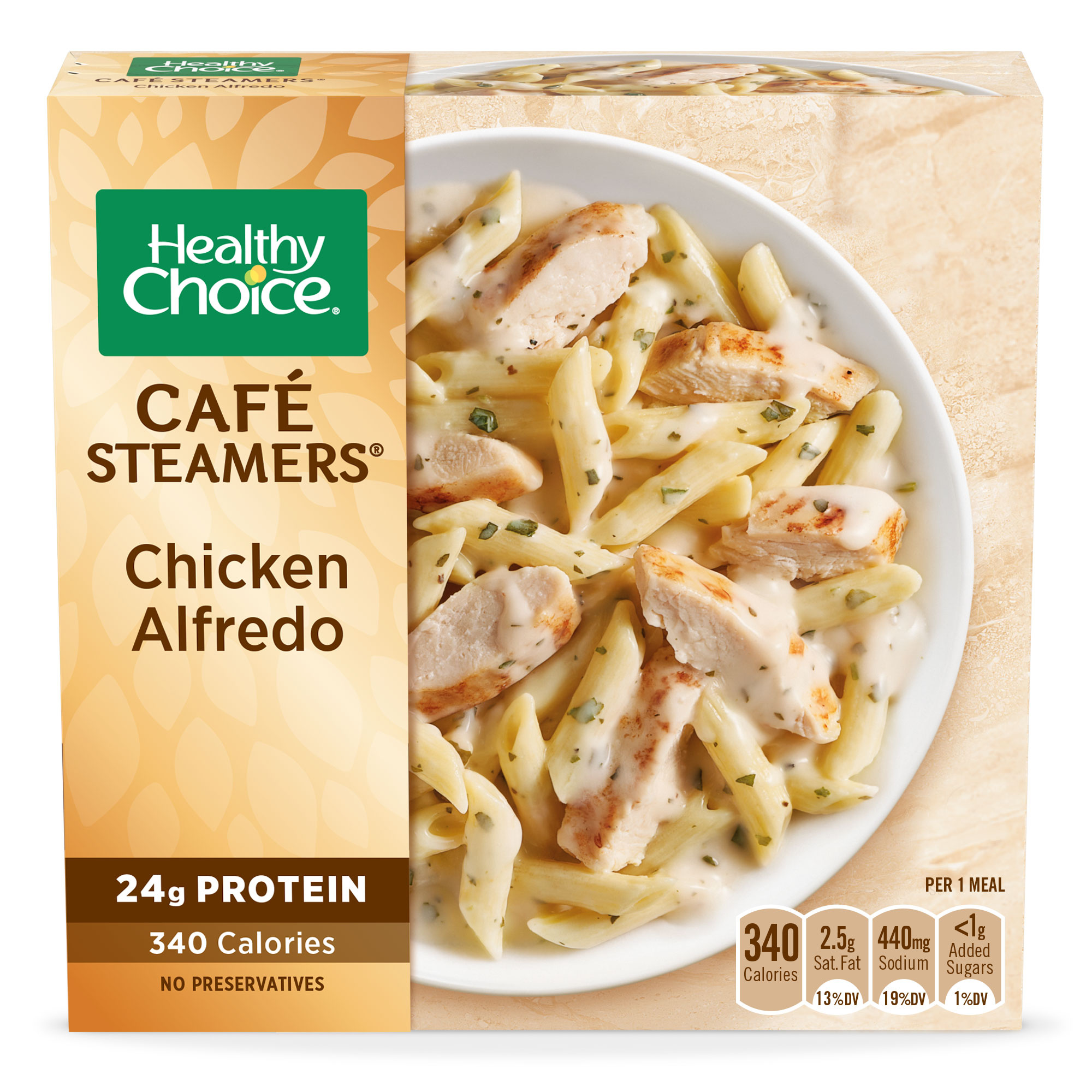 Healthy Choice Cafe Steamers Chicken Alfredo, Frozen Meal, 9.25 oz