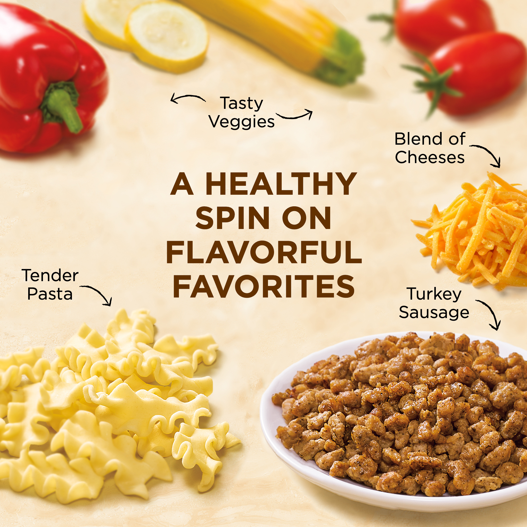 Healthy Choice Cafe Steamers Turkey Sausage Lasagna Bowl, Frozen