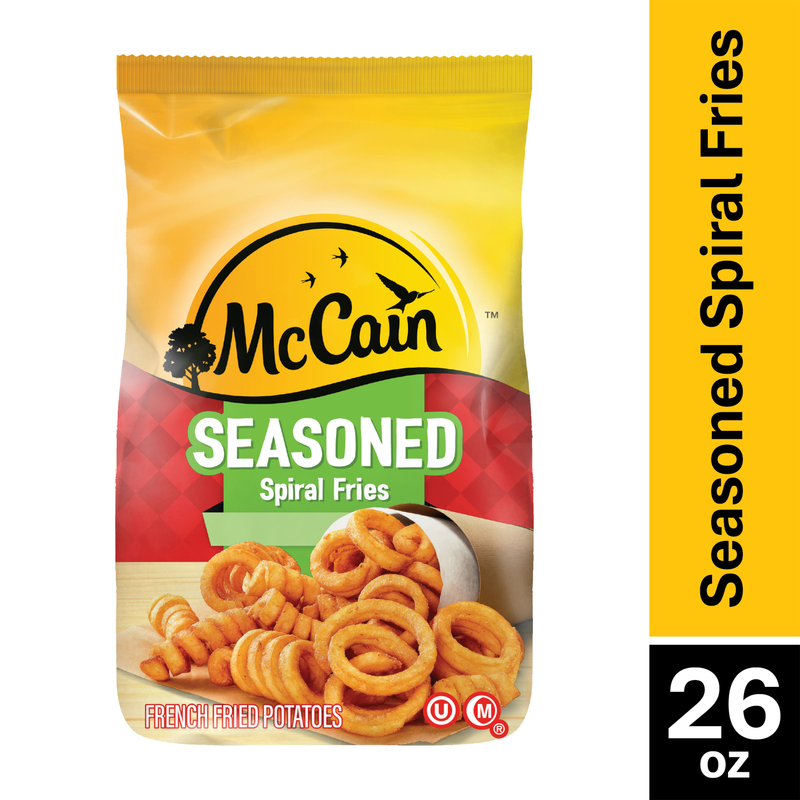 McCain Seasoned Spiral Fries, 26 oz (Frozen Potatoes) | Giant