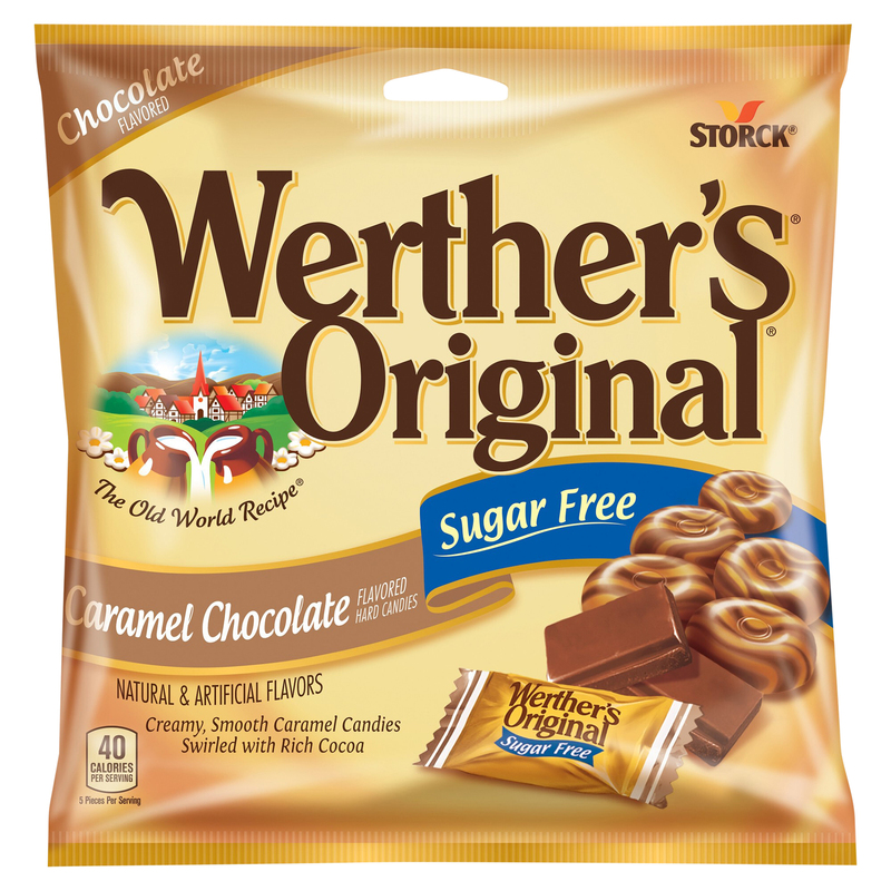 【@1180】糖心雪天使 Werther's Original Hard Candies, Sugar Free, Caramel Chocolate