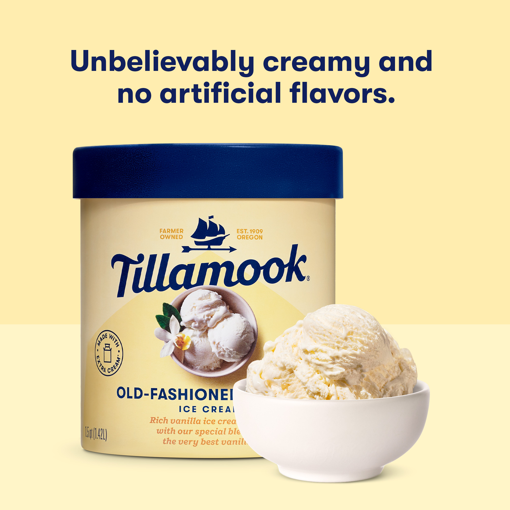 Tillamook Old-Fashioned Vanilla Ice Cream | Giant Eagle | Because