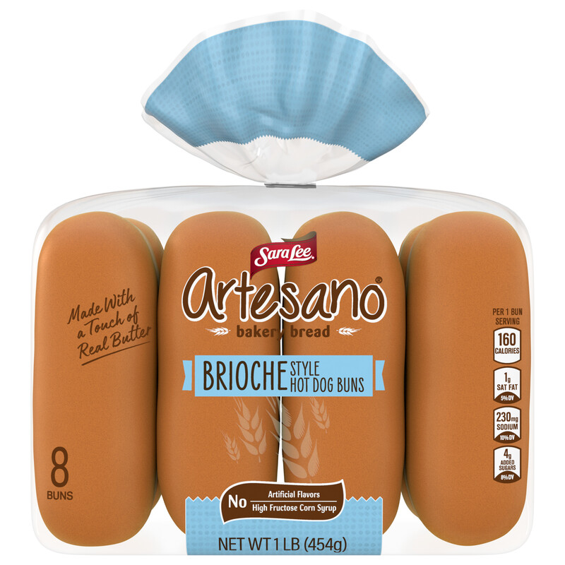bunbunさま専用です Sara Lee Artesano Brioche Hot Dog Buns, 8 count, Hot Dog Buns, 16