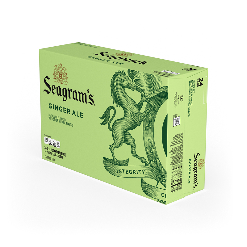 Seagrams Ginger Ale Cans, 12 fl oz, 24 Pack | Giant Eagle