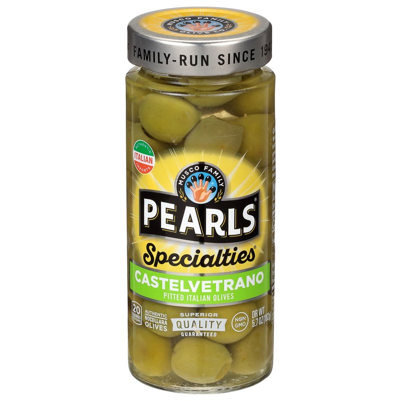 Pearls Pitted Italian Castelvetrano Olives | Giant Eagle | Because