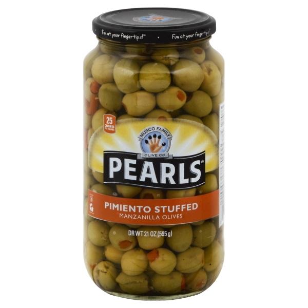 パソドブレ　el chato de manzanilla Pearls® Pimento Stuffed Manzanilla Green Olives, 10 oz