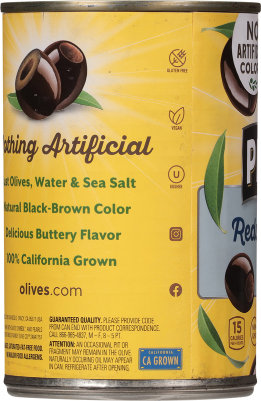 Pearls Reduced Sodium Pitted Ripe Large Olives | Giant Eagle