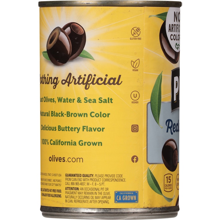 Pearls Reduced Sodium Pitted Ripe Large Olives | Giant Eagle Pearls Reduced Sodium Pitted Ripe Large Olives | Giant Eagle