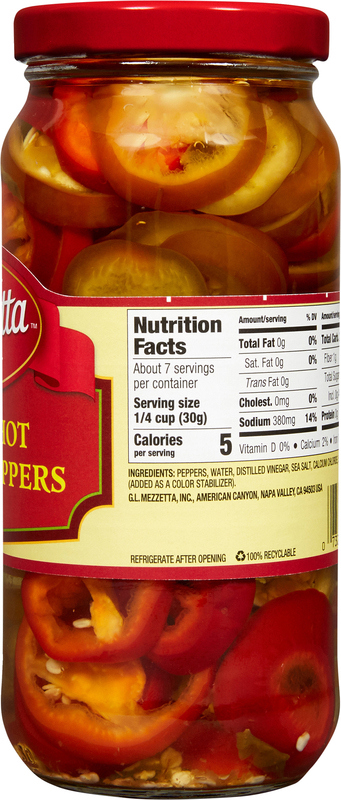 Mezzetta Cherry Peppers, Hot, Sliced | Giant Eagle | Because It