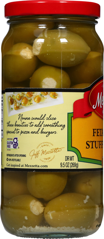 Mezzetta Olives, Feta Cheese, Stuffed | Giant Eagle | Because It