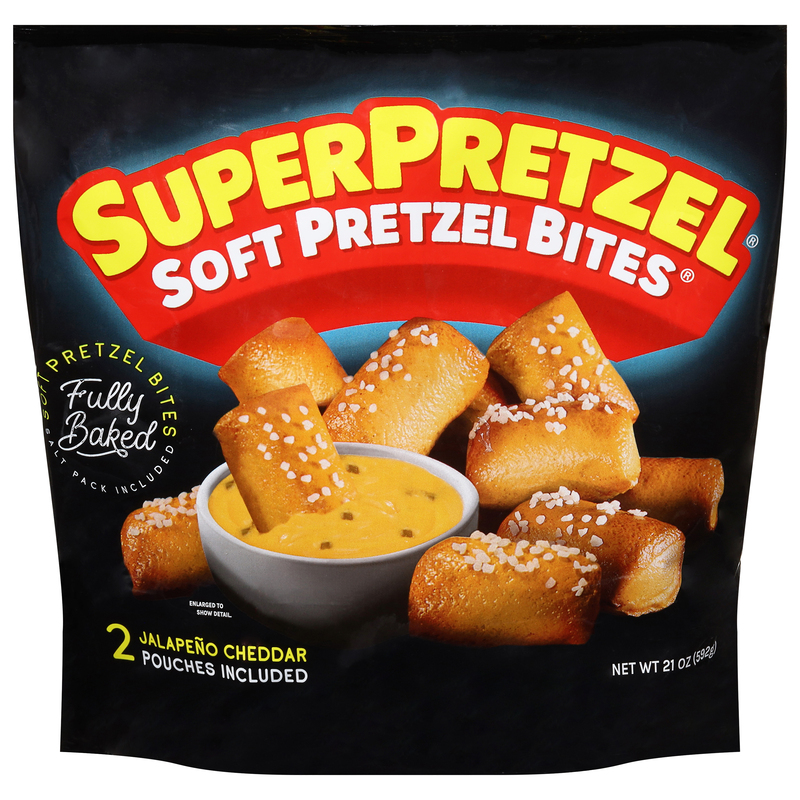 SuperPretzel Pretzel Bites, Jalapeno Cheddar, Soft | Giant Eagle