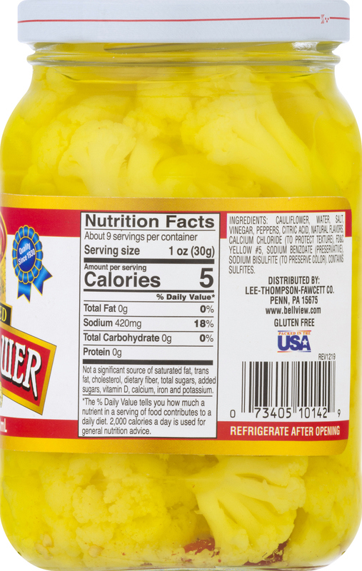 Bell View Cauliflower, Hot Pickled | Giant Eagle | Because It