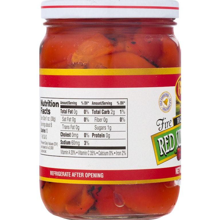 Bell View Red Sweet Peppers, Fire Roasted, Fresh Pack | Giant Bell View Red Sweet Peppers, Fire Roasted, Fresh Pack | Giant