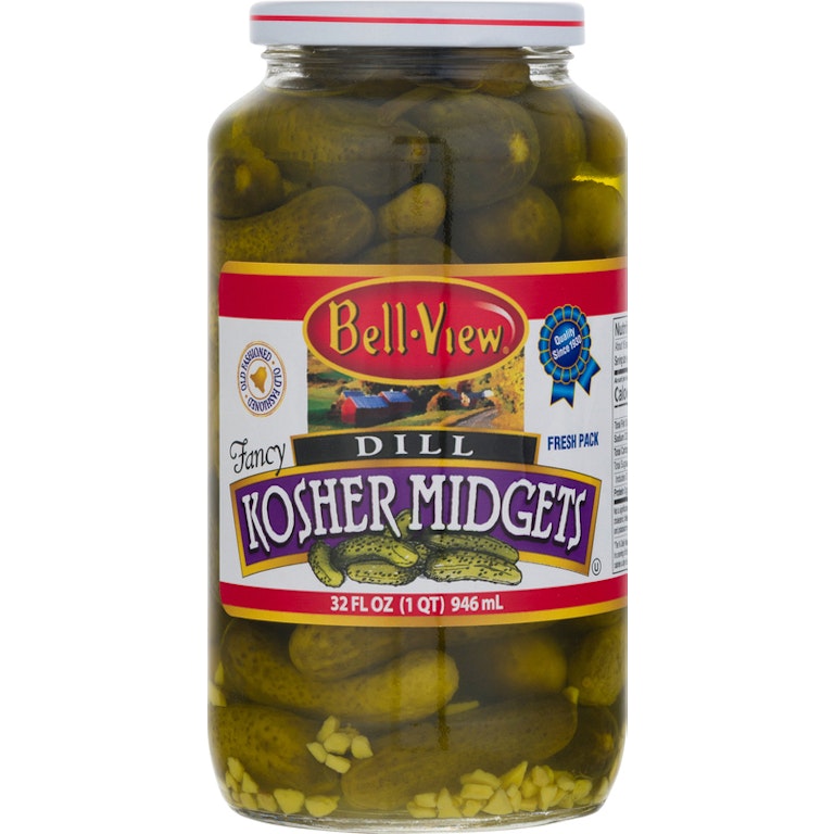 Bell-View Pickles, Dill, Kosher Midgets | Giant Eagle | Because It Bell-View Pickles, Dill, Kosher Midgets | Giant Eagle | Because It