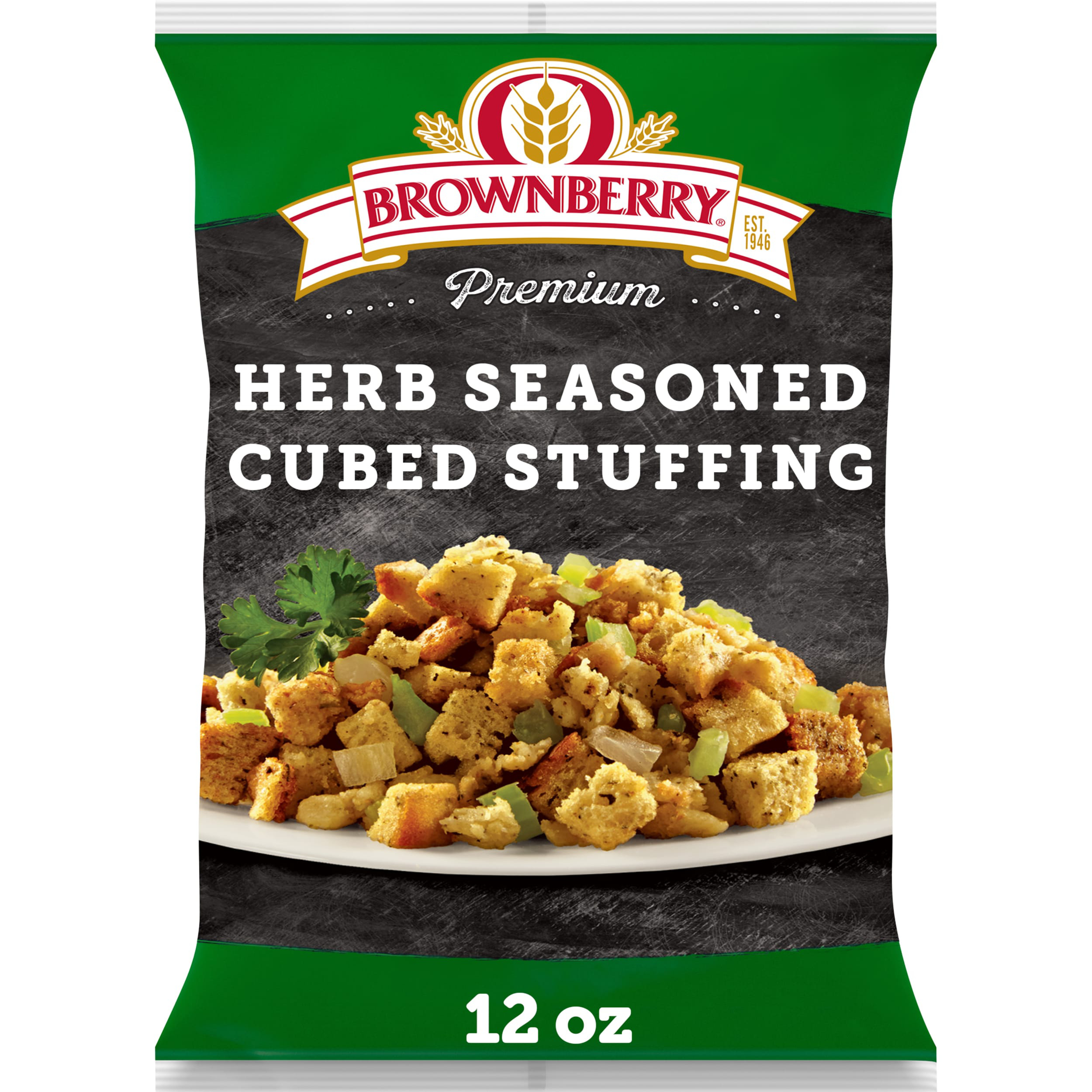 Brownberry Premium Herb Seasoned Cubed Bread Stuffing, 12 oz