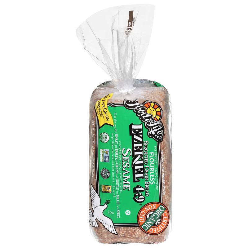 Ezekiel 4:9 Flourless Sprouted Grain Bread, Sesame | Giant Eagle