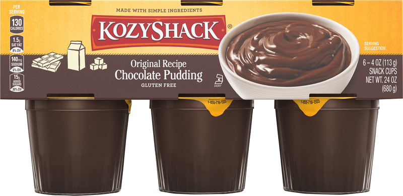 Kozy Shack Gluten Free Original Recipe Chocolate Pudding | Giant