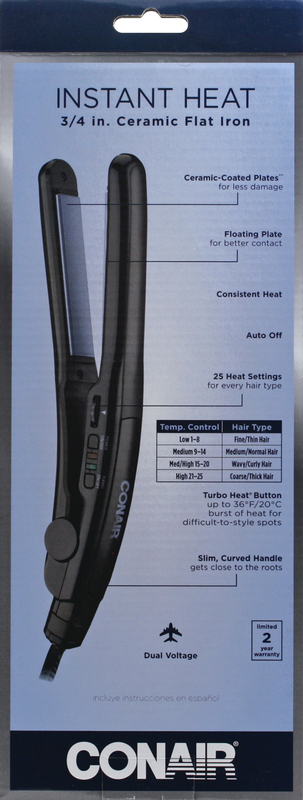 conair Flat Iron, Ceramic, Instant Heat | Giant Eagle | Because It