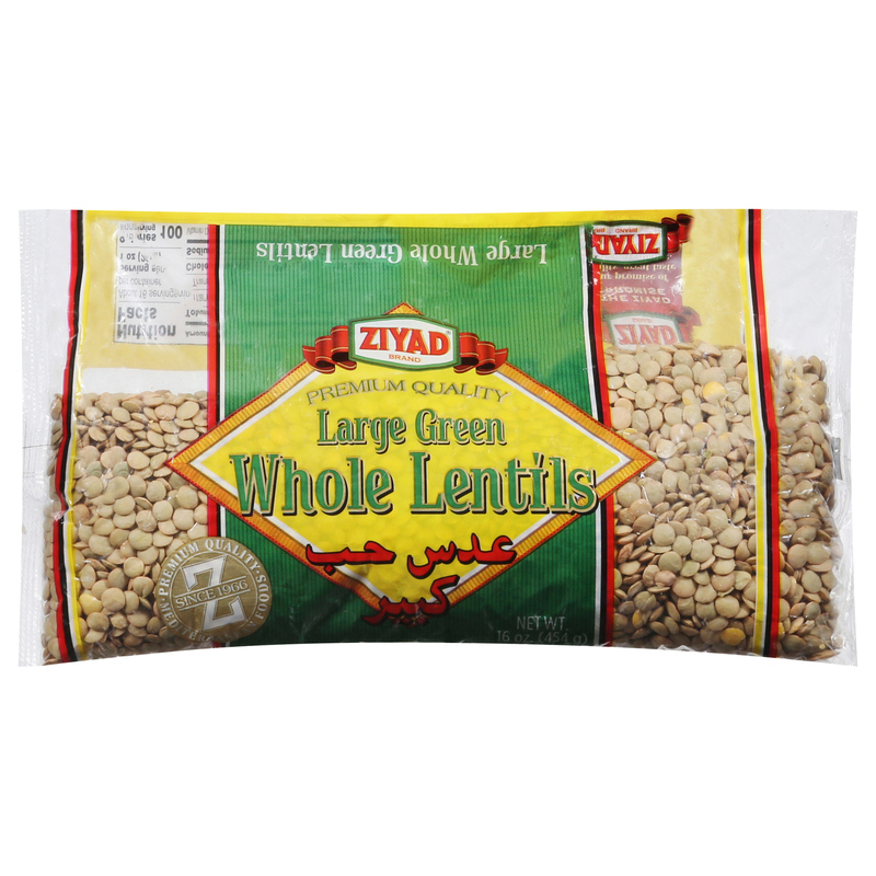 Ziyad Whole Lentils, Large, Green, Premium Quality | Giant Eagle