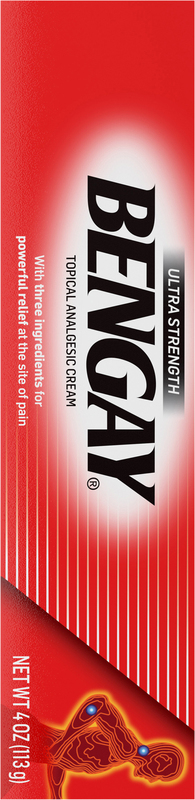 Ultra Strength Bengay Non-Greasy Topical Pain Relief Cream, 4 oz