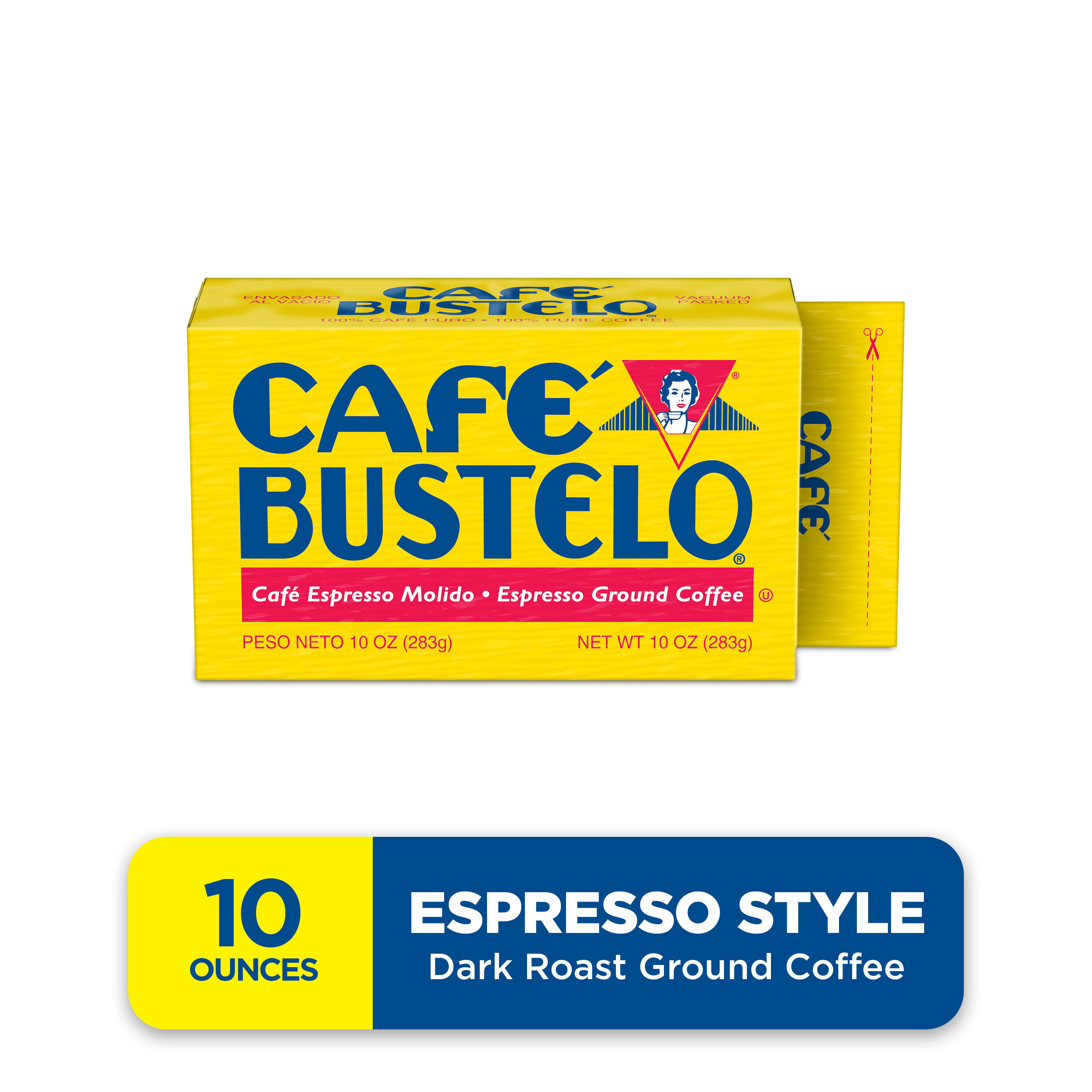 Café Bustelo Brazil Ground Coffee, Dark Roast, 10-Oz. Can | Giant