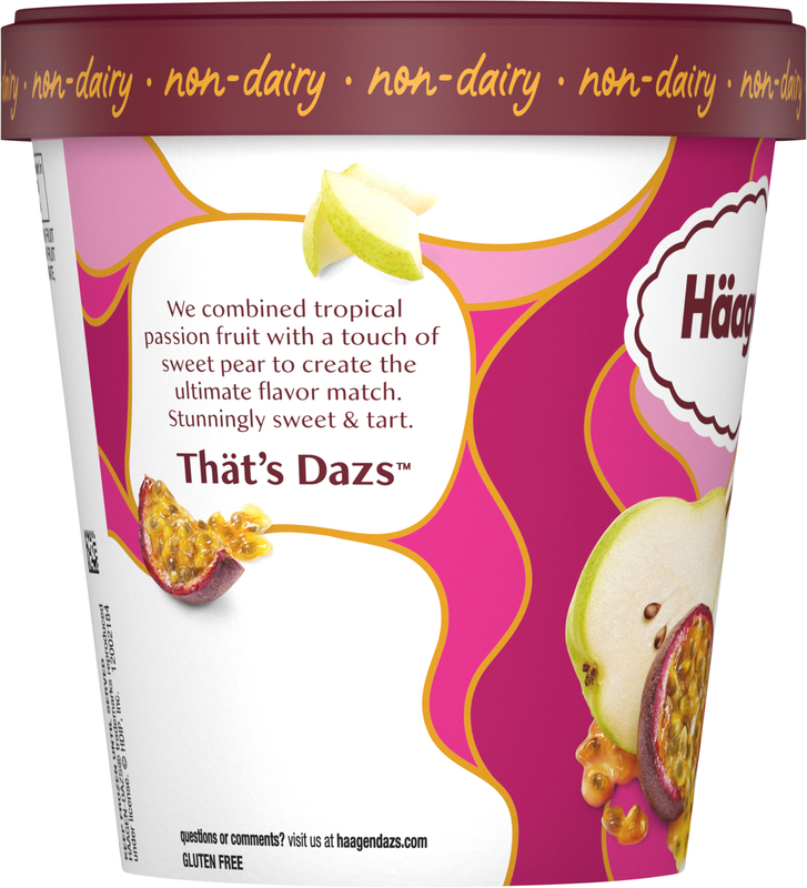 Haagen-Dazs Sorbet, Non-Dairy, Passion Fruit & Sweet Pear | Giant