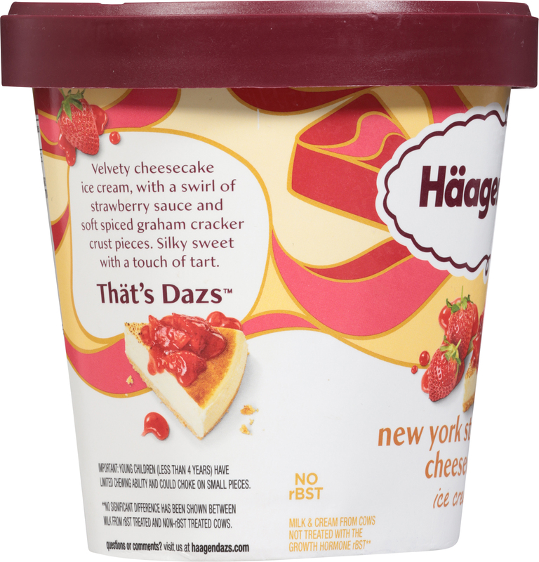 Haagen-Dazs New York Strawberry Cheesecake Ice Cream, 14Oz | Giant