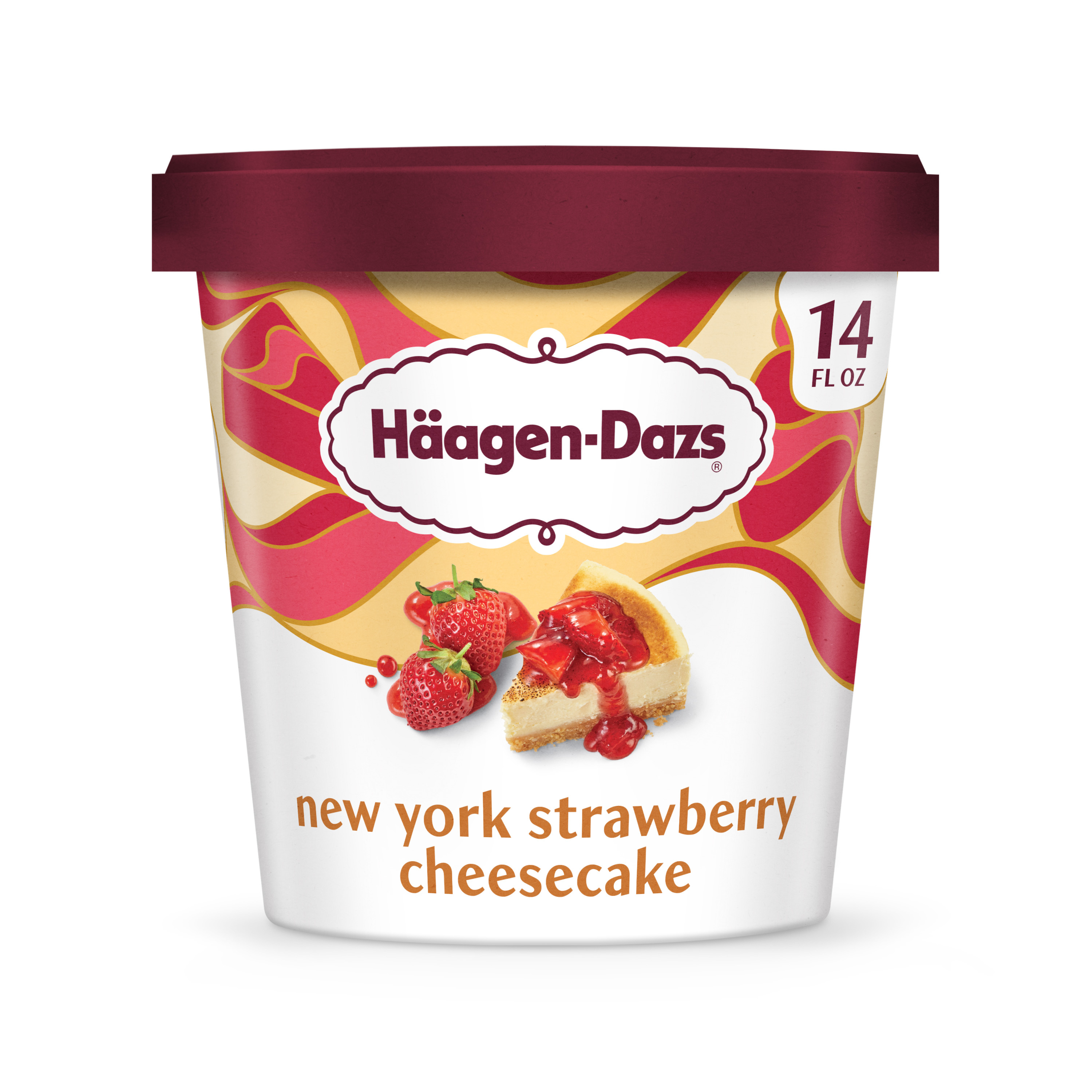 Haagen-Dazs New York Strawberry Cheesecake Ice Cream, 14Oz | Giant