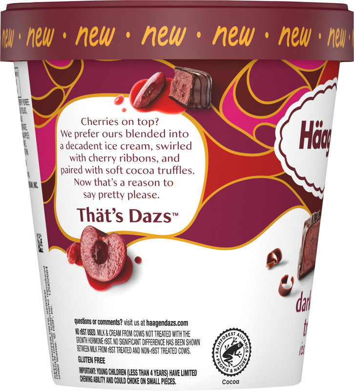Haagen-Dazs Dark Cherry Truffle Ice Cream | Giant Eagle | Because