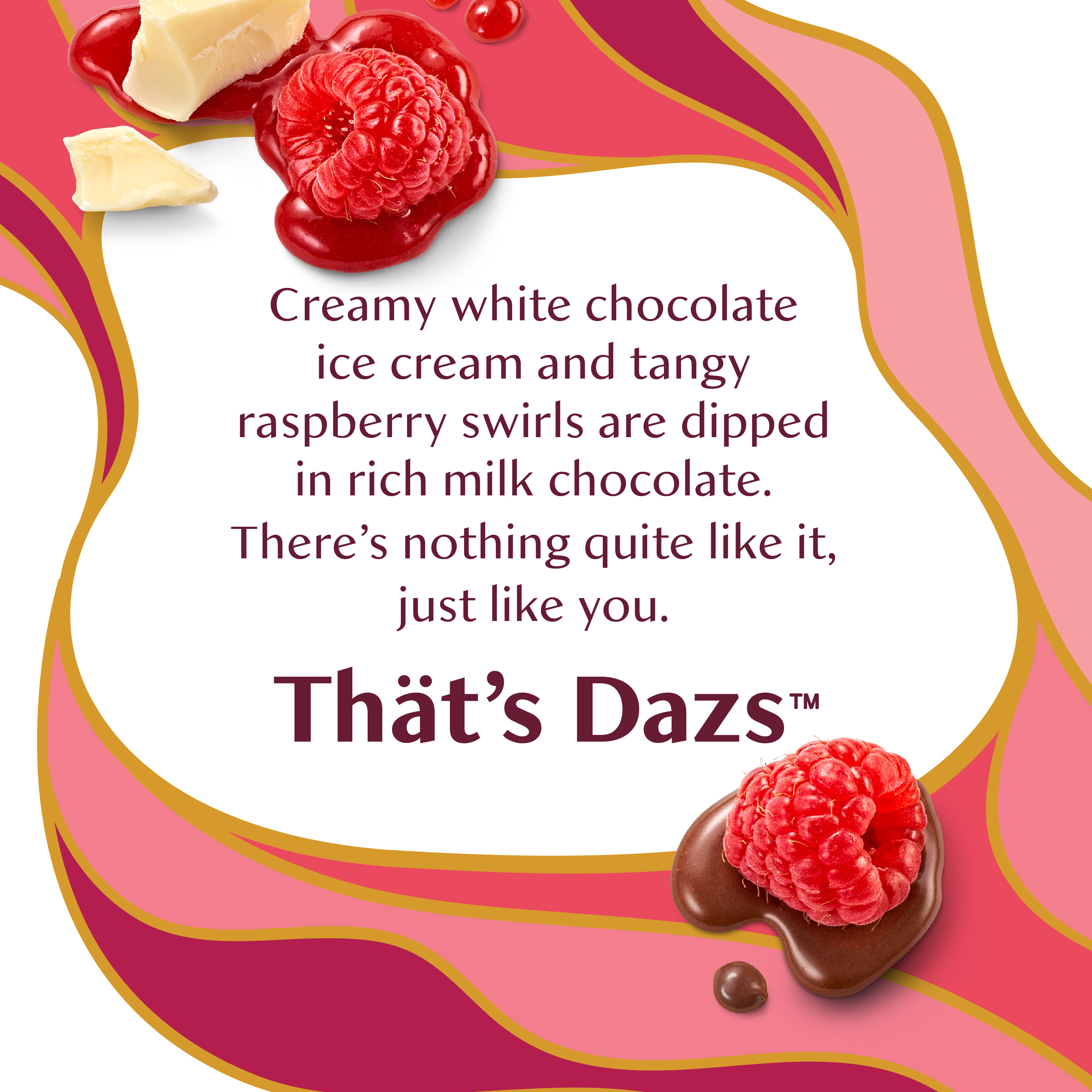 Haagen-Dazs White Chocolate Raspberry Ice Cream Bars, 3 Count