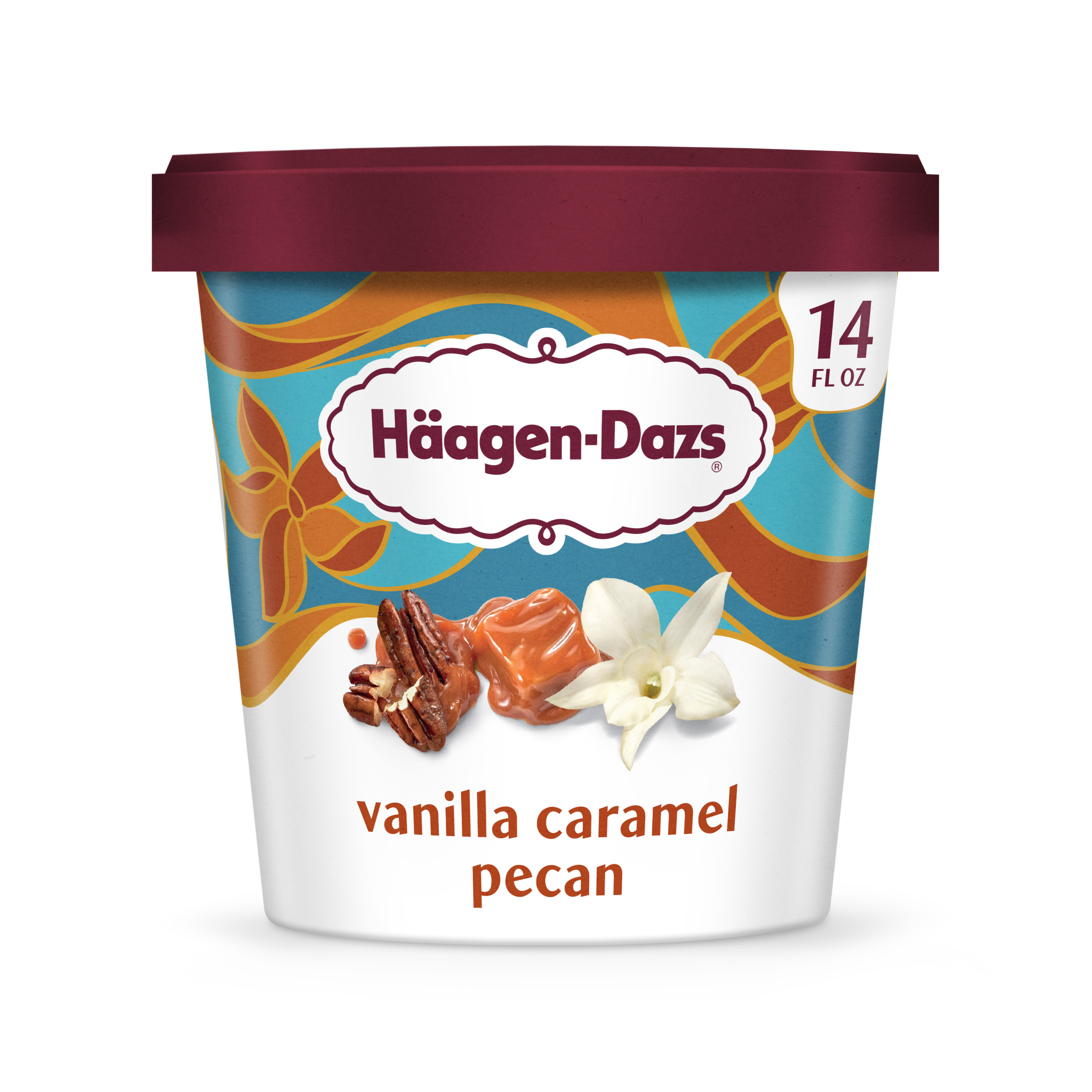 Haagen-Dazs Vanilla Caramel Pecan Ice Cream, 14Oz | Giant Eagle