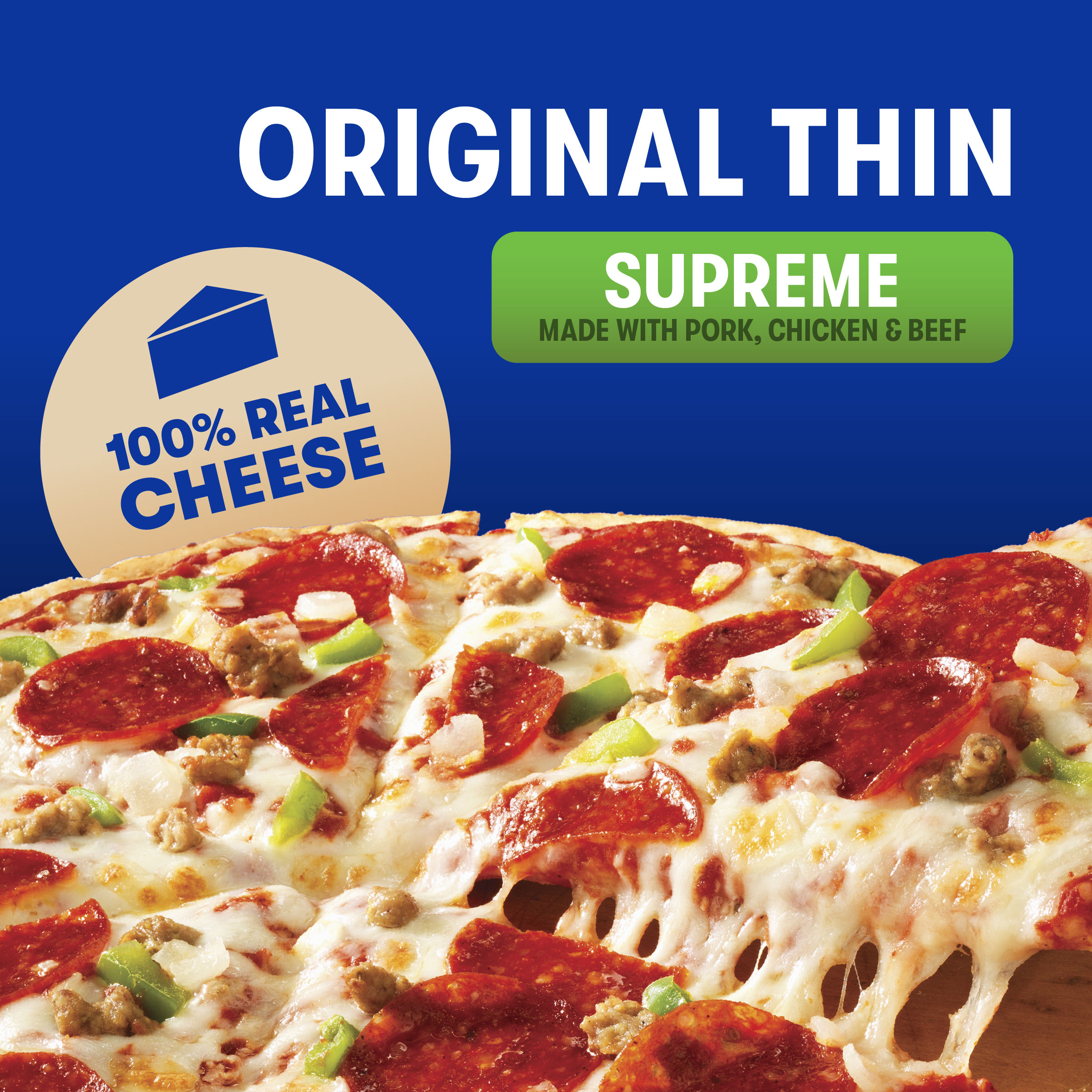 Jack's Original Thin Crust Supreme Frozen Pizza, 12 in | Giant