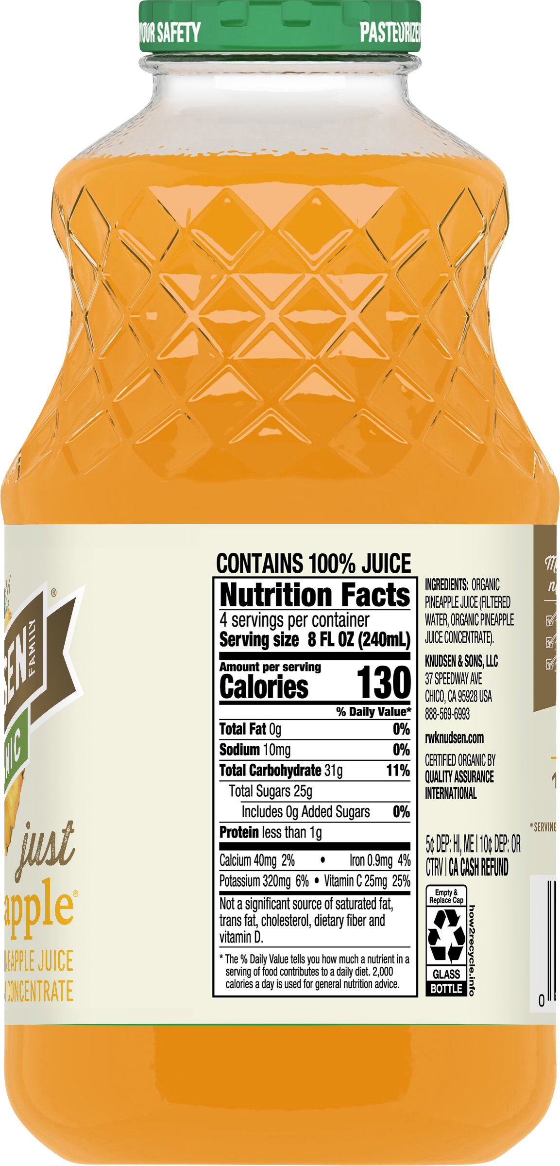 R.W. Knudsen Family Organic Pineapple Juice | Giant Eagle