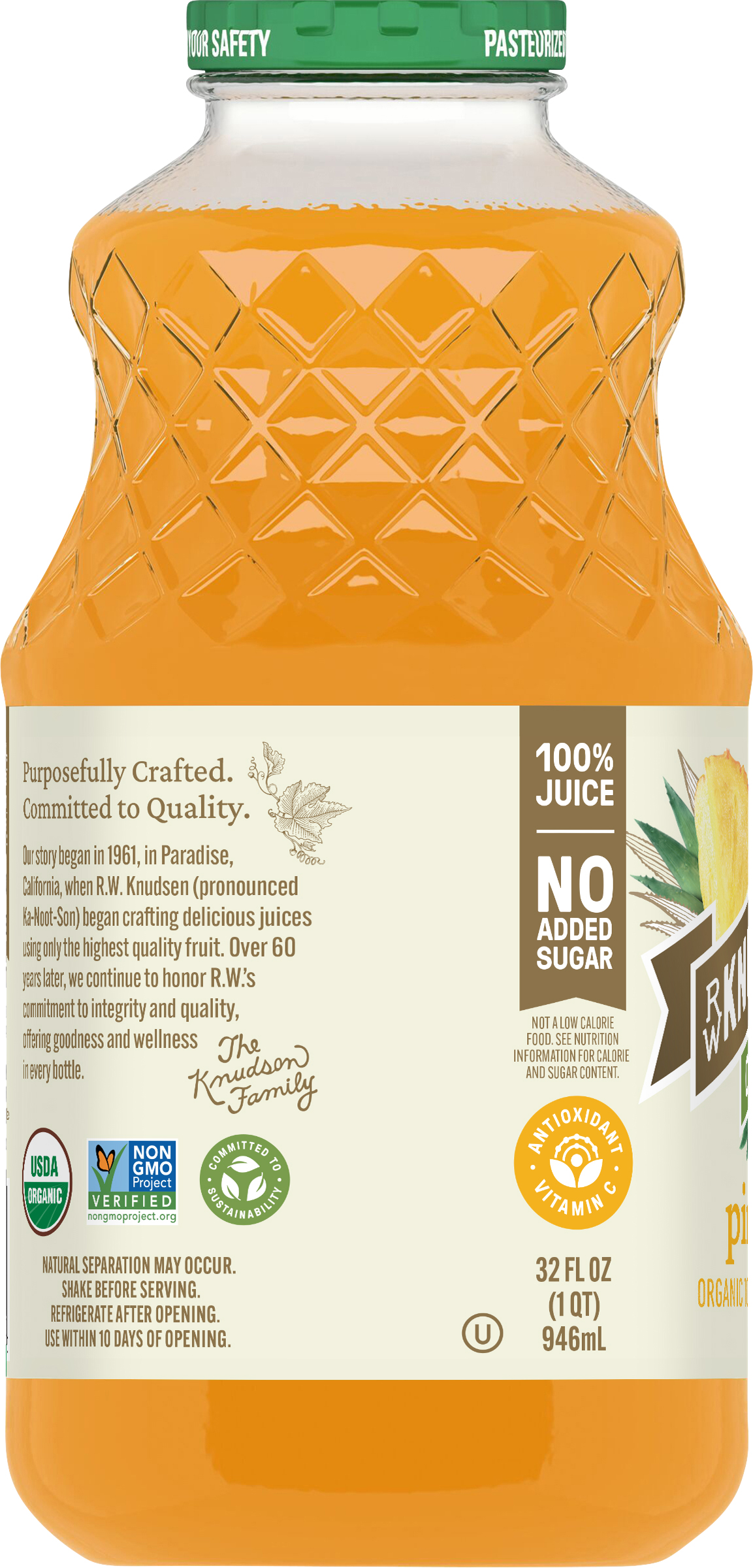 Knudsen Family Organic Pineapple Juice Giant Eagle