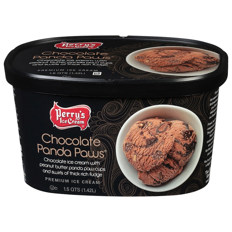 Perry's Ice Cream Ice Cream, Premium, Chocolate Panda Paws | Giant Perry's Ice Cream Ice Cream, Premium, Chocolate Panda Paws | Giant
