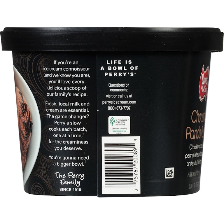 Perry's Ice Cream Ice Cream, Premium, Chocolate Panda Paws | Giant Perry's Ice Cream Ice Cream, Premium, Chocolate Panda Paws | Giant