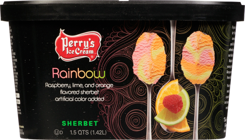 Perry's Ice Cream Sherbet, Rainbow | Giant Eagle | Because It