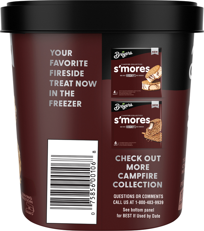 Breyers Frozen Dairy Dessert, S'mores, Campfire Collection | Giant