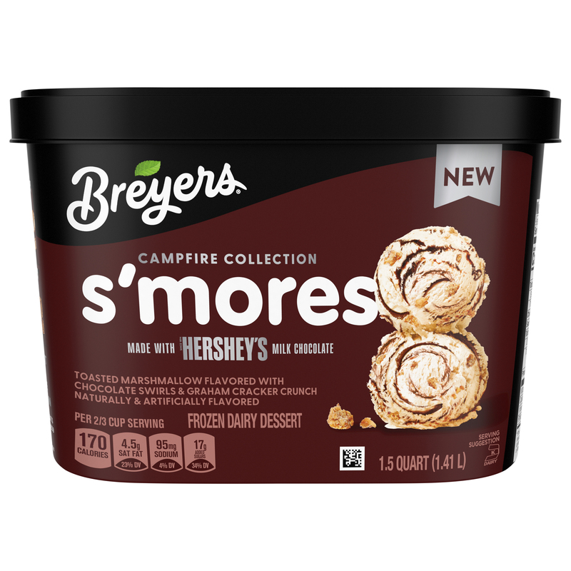 極希少/メロハー,AOR◆CHRIS IRVINE/FROZEN S Breyers Frozen Dairy Dessert, S'mores, Campfire Collection | Giant