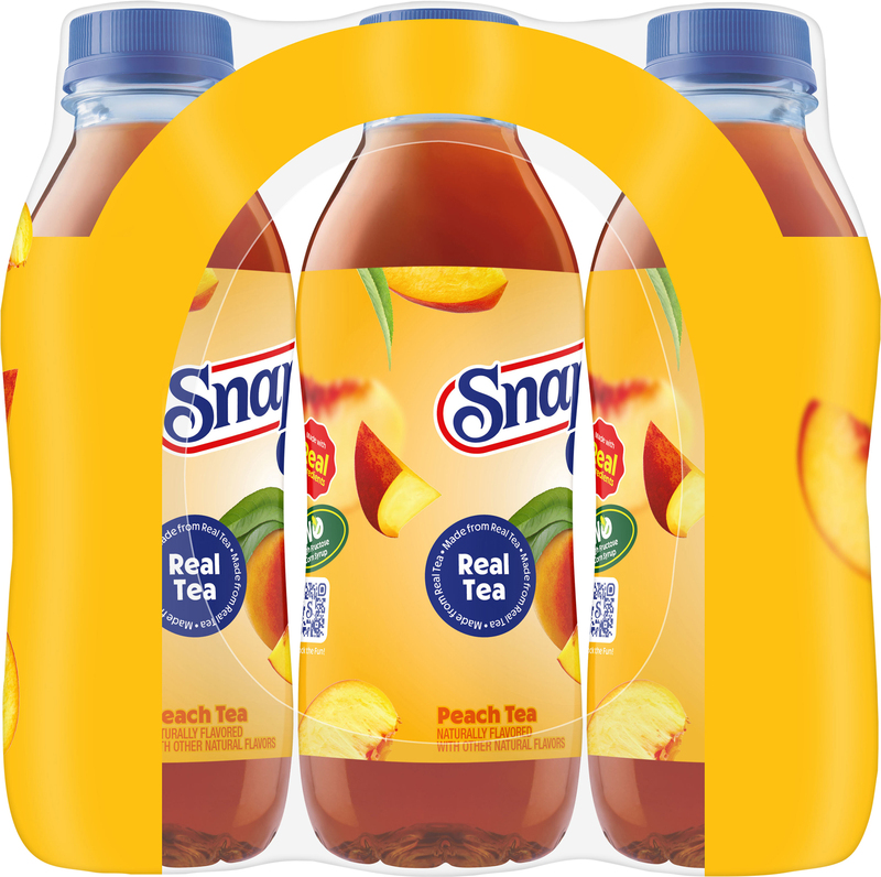 Snapple Peach Tea, 16 fl oz bottle, 12 pack | Giant Eagle
