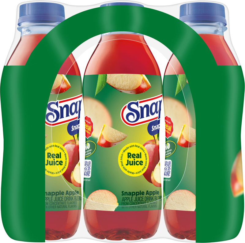 Snapple Apple Juice Drink, 16 fl oz bottle, 12 pack | Giant Eagle
