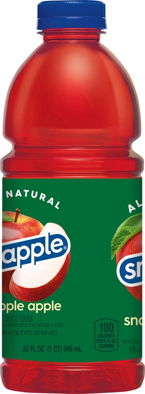 Snapple Apple Juice Drink, 32 fl oz bottle | Giant Eagle | Because