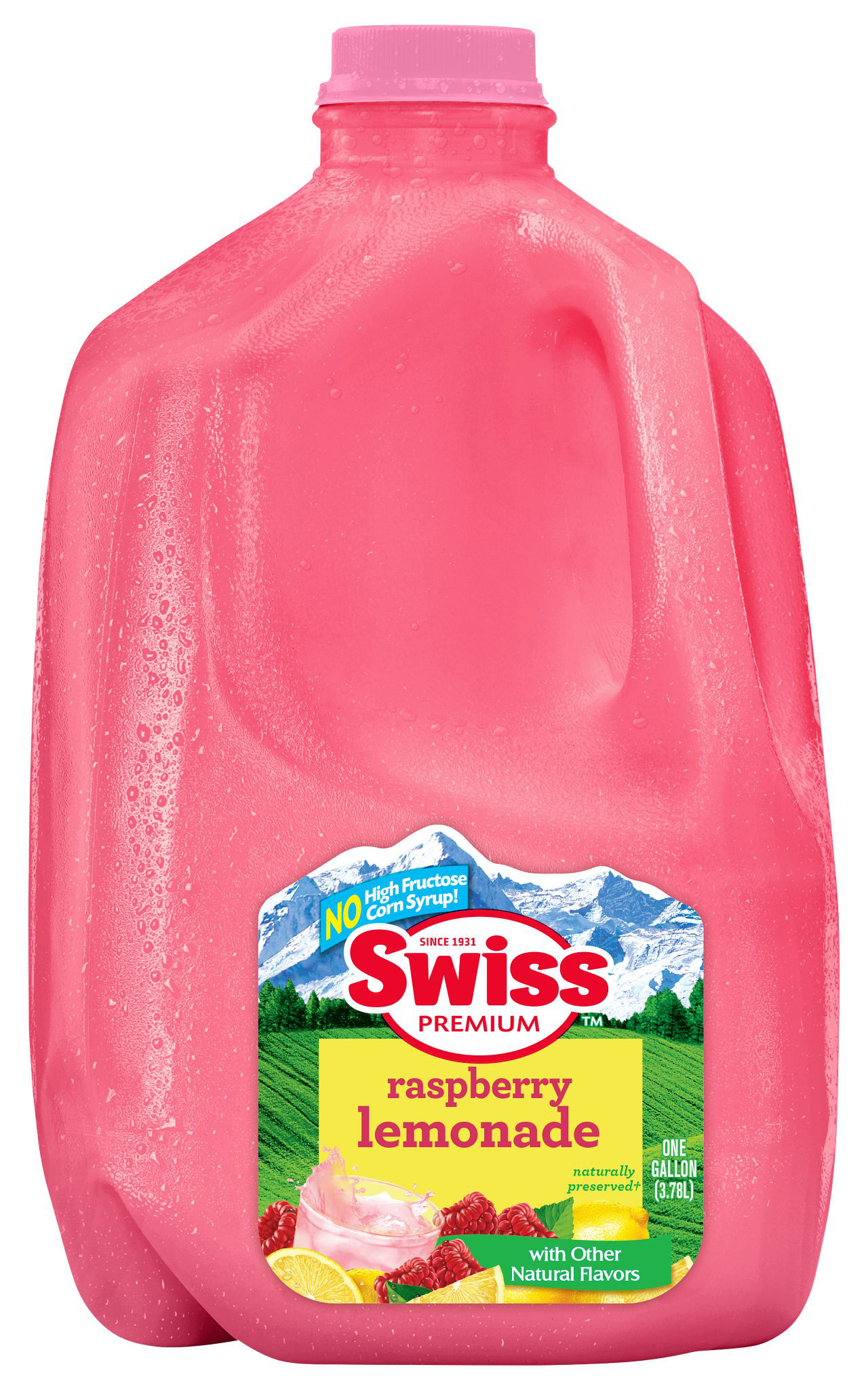 Swiss Premium Raspberry Lemonade - 1 Gallon Plastic Jug | Giant