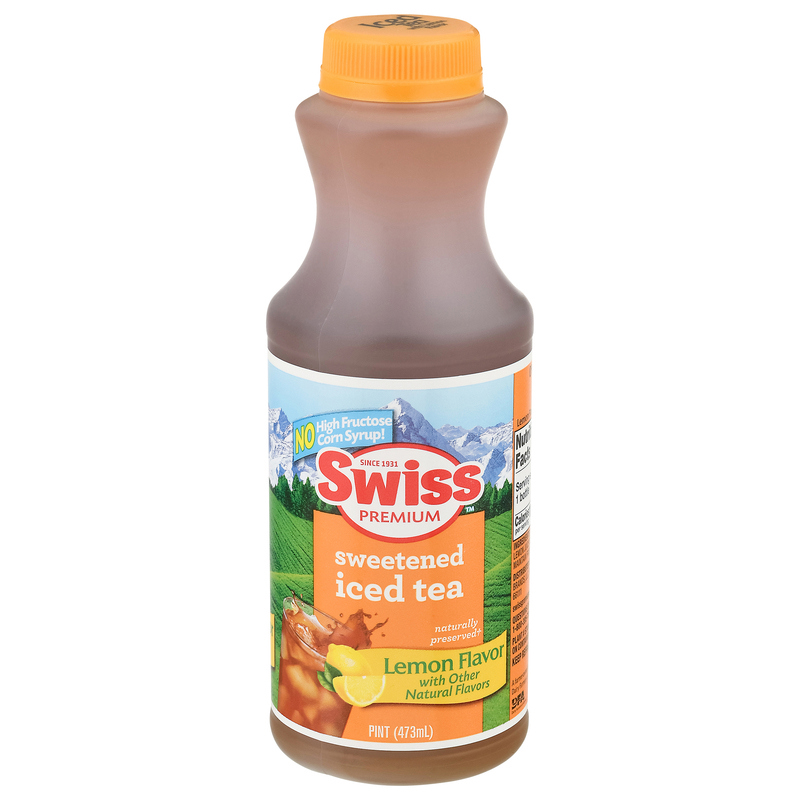 Swiss Premium Iced Tea, Lemon Flavor, Sweetened | Giant Eagle