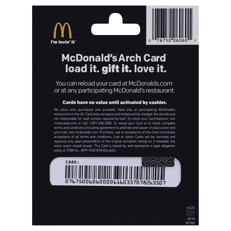 McDonald's $25 Gift Card | Giant Eagle | Because It Matters