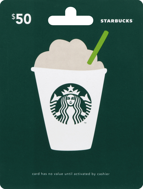 Starbucks キャリーカート ホワイト/グリーン Starbucks Gift Card, $50 | Giant Eagle | Because It Matters