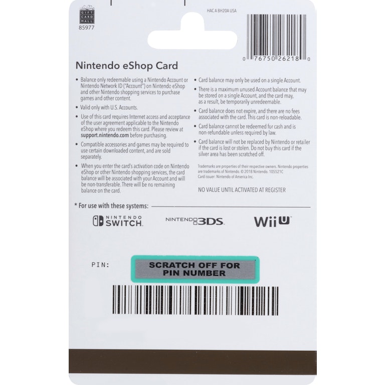Nintendo 3ds Nintendo Switch Store Redeem Code Nintendo Gift Card