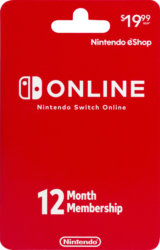 Nintendo Gift Card, Switch Online, $19.99 | Giant Eagle | Because