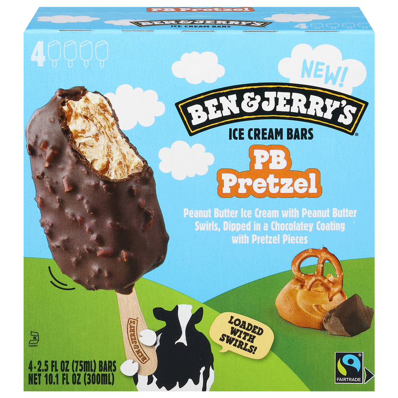 Ben & Jerry's PB Pretzel Ice Cream Bars | Giant Eagle | Because It